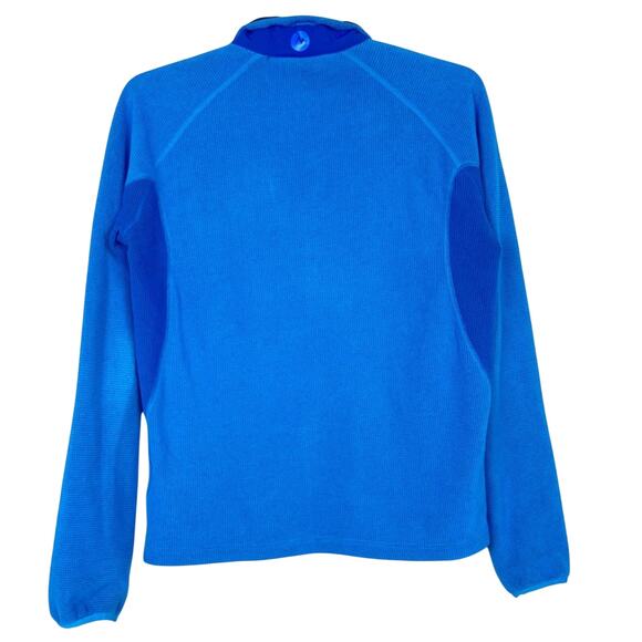Marmot Blue Half Zip Pullover Sweater Sz M - Picture 3 of 6